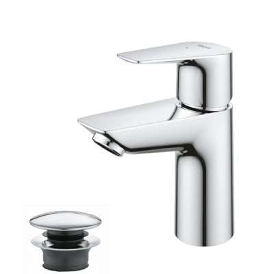 Afbeelding van GROHE QuickFix Start Edge wastafelmengkraan S size met push open plug