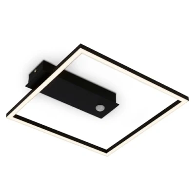 Afbeelding van BRILONER NICI LED plafondlamp, sensor, zwart, LED, 12.5W