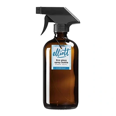 Afbeelding van Elliott 480 ml bruine glazen spuitfles, vervaardigd van gerecycled glas en voorzien een vergrendelende trigger actie spuitmechanisme, ideaal voor gebruik het reinigen, water geven planten