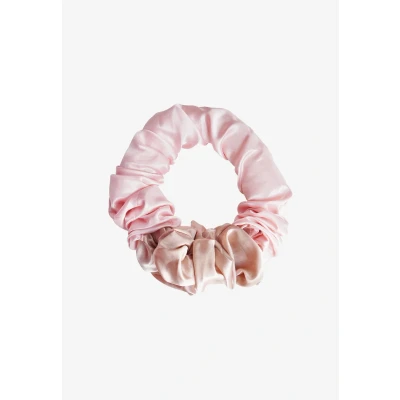 Afbeelding van Brushworks Heatless Curling Scrunchie Haaraccessoire, Dames, Maat: One Size, Pink &amp; beige