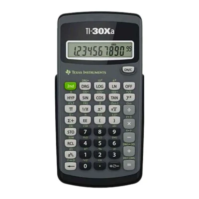 Afbeelding van Texas Instruments TI 30XA wetenschappelijke rekenmachine