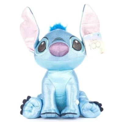 Afbeelding van 100 jaar Disney Lilo &amp; Stitch: Pluche 28cm met glitter en geluid Stitch