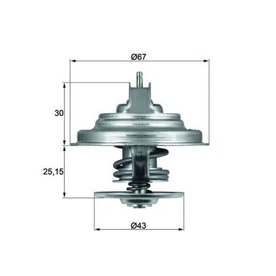 Afbeelding van Mahle Original Thermostaat TX 31 92D S