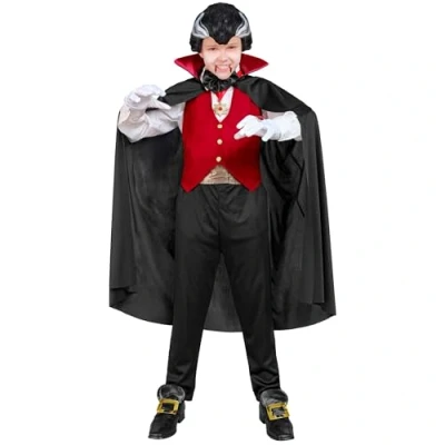 Afbeelding van Widmann Vampier kinderkostuum, gothic, bloedzuiger, donkere graaf, Halloweenkostuum