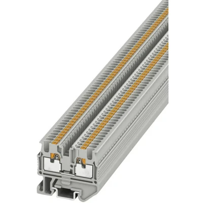 Afbeelding van Phoenix Contact MPT 1,5/S 3248100 Doorgangsklem Aantal polen: 2 0.14 mm² 1.5 Grijs 50 stuk(s)