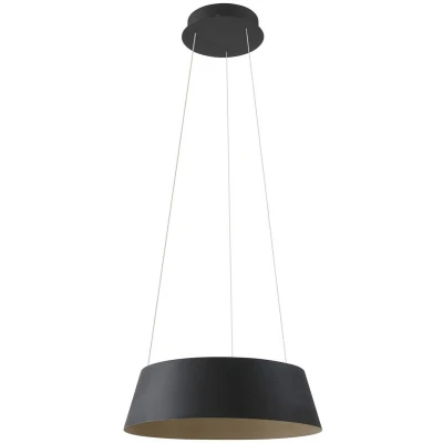 Afbeelding van Lucande Hanglampen CCT 1licht Aluminium, siliconen, ijzer zwart, goud Inclusief lichtbron