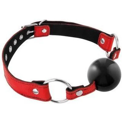 Afbeelding van Solid Ball Gag Fetish Tentation Rood