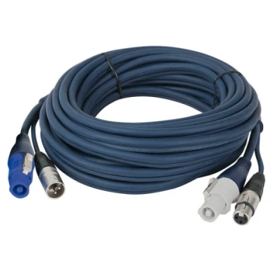 Afbeelding van DAP Powercon / XLR Combi power &amp; Audio Kabel 10meter