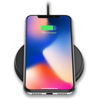 Afbeelding van Choetech Wireless fast charging pad 10W snel lader Zwart
