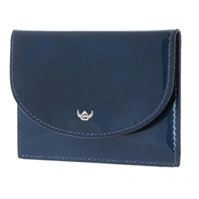 Afbeelding van Golden Head Leren Kaarthoes Carrara RFID Protect Card Case Blue Donkerblauw