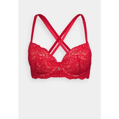Afbeelding van Lascana Jette BY Criss BRA Pushup BH, Dames, Maat: 70A, Red