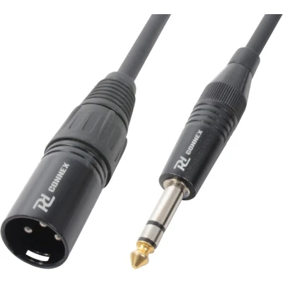 Afbeelding van PD Connex XLR Male 6.3mm Stereo jack kabel 12 meter