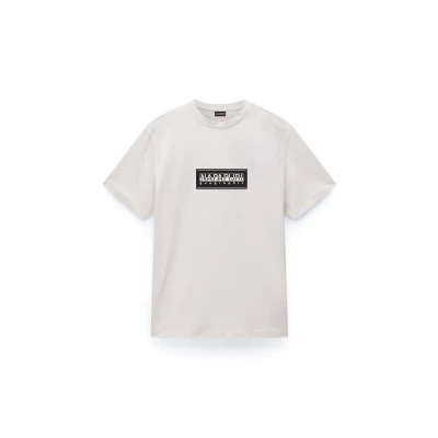 Afbeelding van Napapijri BOX Tshirt print, Heren, Maat: XXL, White whisper