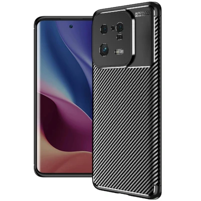 Afbeelding van Xiaomi 13 Pro Hoesje Siliconen en TPU (zacht) iMoshion Softcase/Backcover Zwart Telefoonhoesje
