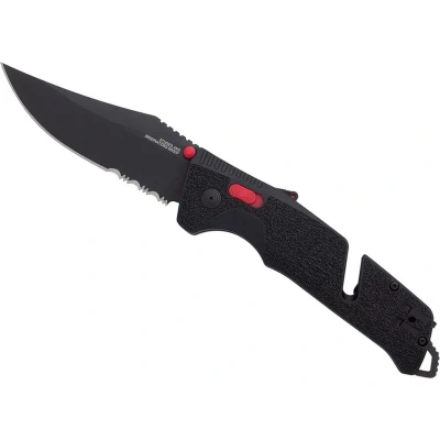Afbeelding van SOG Zakmes Trident AT Black Red CE