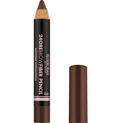 Afbeelding van Deborah milano 24Ore Brow Fiber Pencil 2 Light Brown Wenkbrauwpotlood Beautytasting