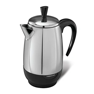 Afbeelding van Farberware 8 Cup Percolator, roestvrij staal, FCP280