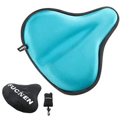Afbeelding van Zachte / brede comfortabele zadelhoes hometrainer voor mannen en vrouwen 27 x 25 cm zadelhoezen