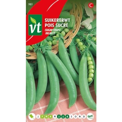Afbeelding van erwten Delikett Sappige, knapperige peulen met malse zoete
