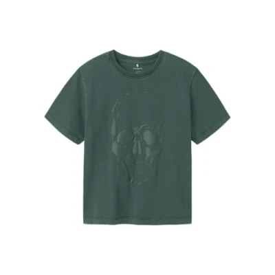 Afbeelding van NAME IT NKMLAYTON SS NREG TOP Jongens T shirts groen maat 146/152