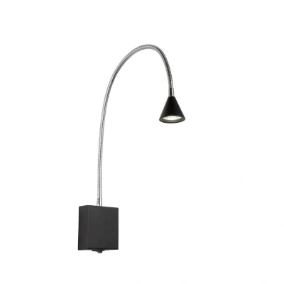 Afbeelding van Lucide BUDDY Bedlamp LED 1x4W 4000K Zwart