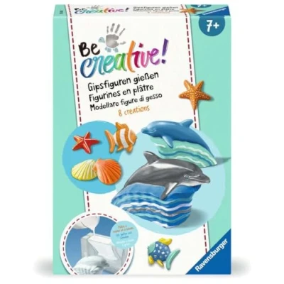 Afbeelding van Ravensburger BeCreative DIY dolfijnen gipsen