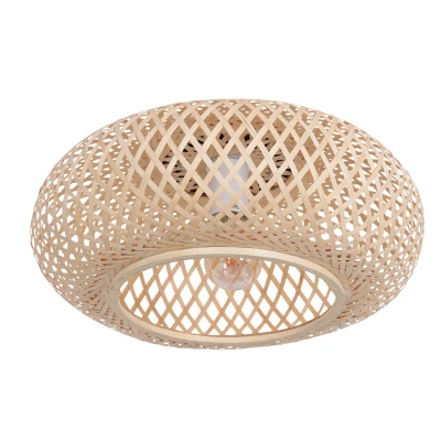 Afbeelding van Anne Light &amp; home plafondlamp Maze 1 lichts 42x22 cm beige
