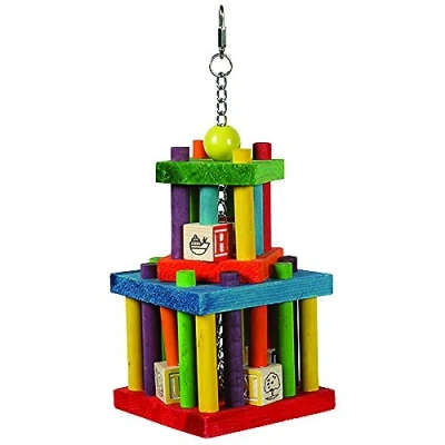 Afbeelding van Happy Pet Vogelspeelgoed Doolhof 37X14X14 CM