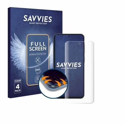 Afbeelding van Savvies Screenprotector voor Samsung Galaxy A36 5G Enterprise Edition Folie Beschermfolie transparant volledig dekking (4 Stuks)