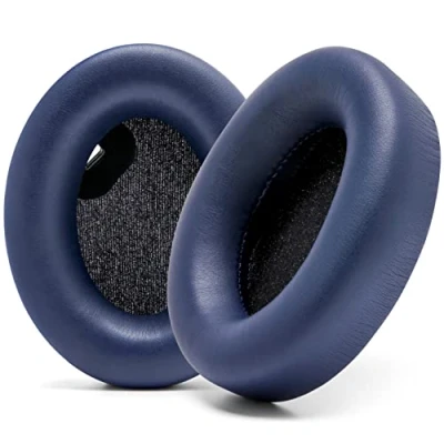 Afbeelding van WC Wicked Cushions Extra Dikke Oorkussens voor Sony WH1000XM4 Hoofdtelefoon Zachte PU Lederen Kussens, Luxueus Geluidsisolerend Geheugenschuim, Dikte Zonder Uitschakelings Sensor Blauw