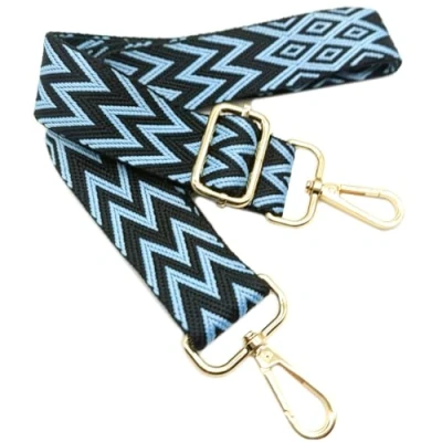 Afbeelding van Verstelbare schouderriem, tas om te wisselen, tasriem breed met karabijnhaak, goud, 80 130 cm draagriem, voor dames, moderne handtas, 3,8 cm, 712