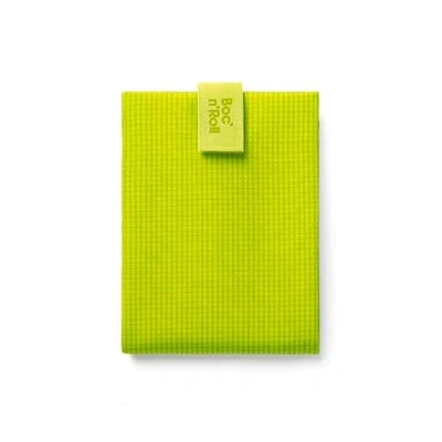 Afbeelding van Roll&#039;eat Broodzak Boc and Roll Active Uitvouwbaar Herbruikbaar Lime Groen 55x32cm