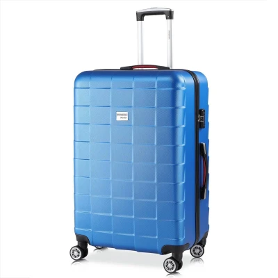 Afbeelding van Monzana Exopack hardcase koffer MET slot blauw 76x51x30 cm