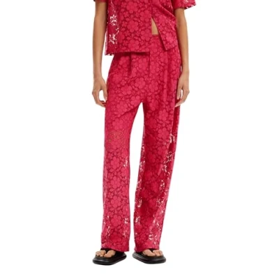 Afbeelding van Desigual Pant_Dharma, 3002 Fucsia, S, rood, S