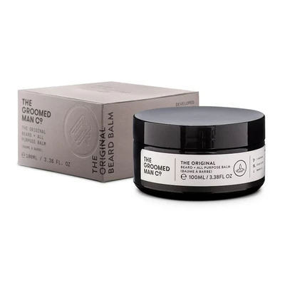 Afbeelding van The Groomed Man Co. Beard Balm Original Geurloze Baardbalsem 100ML