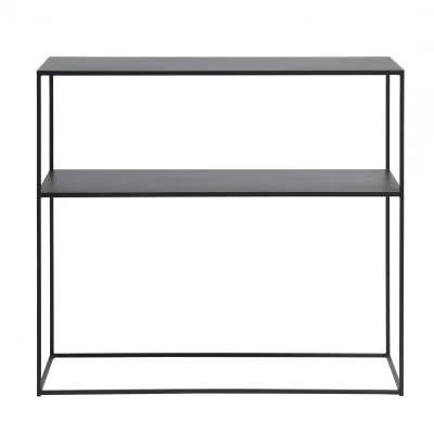 Afbeelding van Nordic Home Dora sidetable 90 cm zwart Metaal