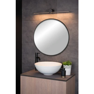 Afbeelding van Lucide Mizar wandlamp badkamer LED zwart