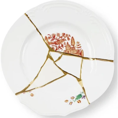 Afbeelding van Seletti Kintsugi dinerbord Ø27.5 1