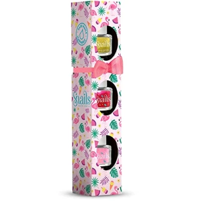 Afbeelding van Kinder Nagellak Snails veilig afwasbaar Flamingo Mini Pack van 3