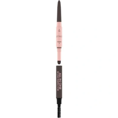 Afbeelding van Catrice All In One Brow Perfector Wenkbrauwstift, nr. 030, bruin, langdurig, dekkend, definieerend, natuurlijk, veganistisch, zonder microplasticdeeltjes, nanodeeltjes, parfum, per stuk verpakt
