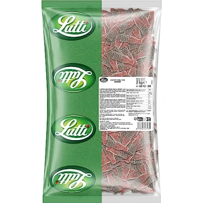 Afbeelding van Lutti Fizzy Cherry Cola Bottles, 2 kg