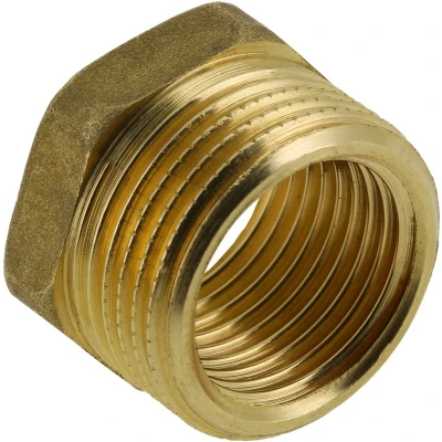 Afbeelding van Messing draadfitting verloopring 1 x