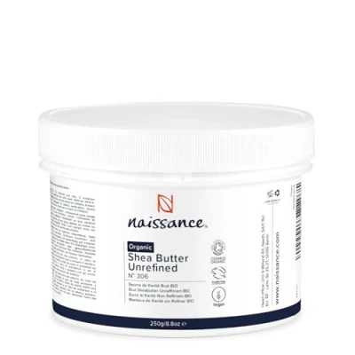 Afbeelding van Naissance Sheaboter BIO (nr. 306) 250 g zuiver en natuurlijk, ongeraffineerd, biologisch gecertificeerd, met de hand kneden, veganistisch parfumvrij ethisch duurzaam gemaakt van Ghana