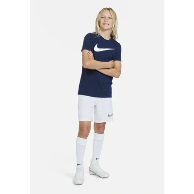 Afbeelding van Nike Performance PIŁKARSKI DLA DUŻYCH Dzieci DRI FIT PARK Sport Tshirt voor kinderen, Maat: 128 140, Obsidian/white