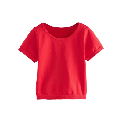 Afbeelding van Next Regular FIT Seamless Active Short Sleeve Tshirt basic, Dames, Maat: Medium, Red