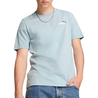 Afbeelding van Puma ESS+ Small LOGO TEE Tshirt basic, Heren, Maat: Small, Frosted dew