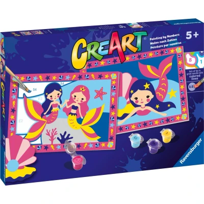 Afbeelding van Ravensburger CreArt Schilderen op Nummer Zeemeermin Magie