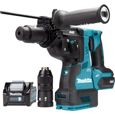 Afbeelding van Makita HR004GM202 40 V Max Combihamer 4,0 ah accu (2 st), snellader, stofafzuiging, in mbox