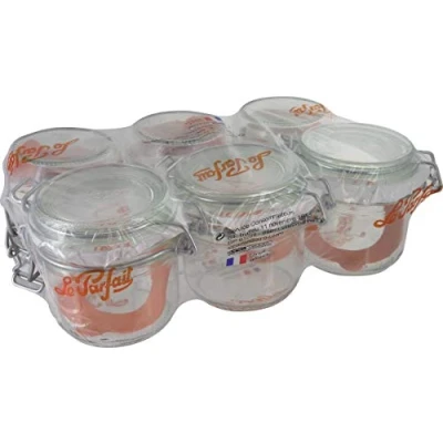 Afbeelding van Le Parfait Super Weckpot Ø 100 mm 750 ml Set 6