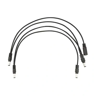 Afbeelding van RockBoard Flat Daisy Chain Power Cables 1 4 recht